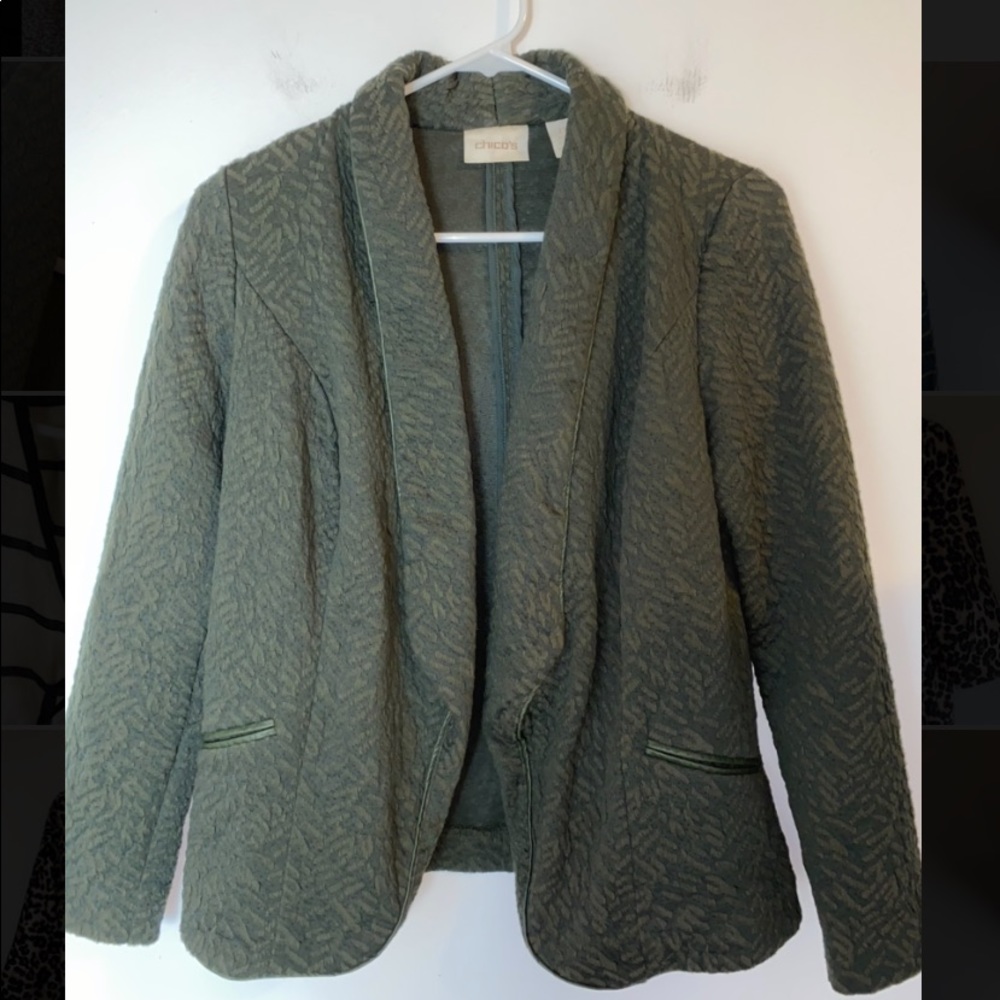 Chico’s green blazer